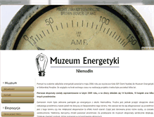 Tablet Screenshot of muzeumenergetyki.org